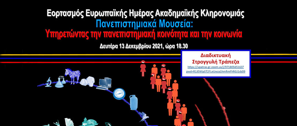 Διαδικτυακή Εκδήλωση «Πανεπιστημιακά Μουσεία: Υπηρετώντας την Πανεπιστημιακή κοινότητα και την κοινωνία»