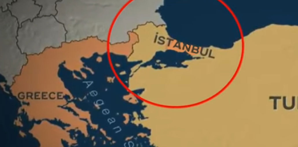 Το CBS παρουσίασε χάρτη με την... Ελληνική Κωνσταντινούπολη!