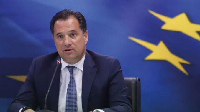υπουργός Ανάπτυξης και Επενδύσεων Άδωνις Γεωργιάδης