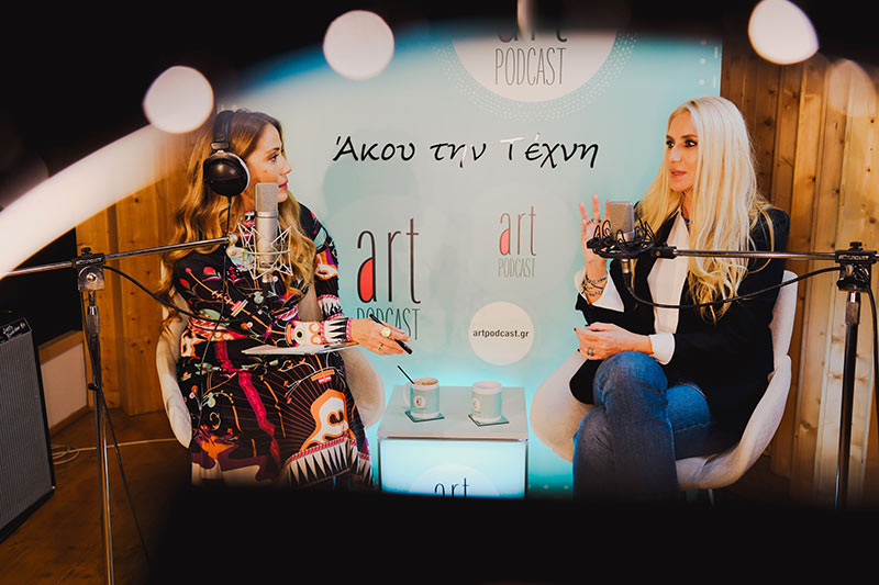 H Λένα Αρώνη καλεσμένη της Γιώτας Τσιμπρικίδου στο #143 Artpodcast
