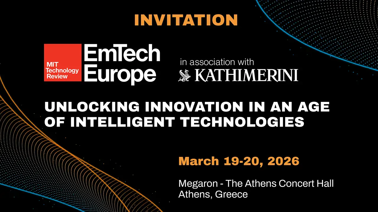 EmTech Europe: Η τεχνητή νοημοσύνη πρωταγωνιστεί στο συνέδριο του MIT