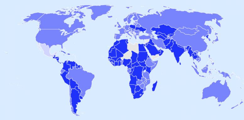 Παγκόσμιος ταξιδιωτικός διαδραστικός χάρτης