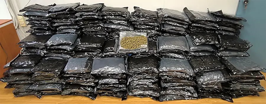 Πάνω από 185 κιλά κάνναβης κατασχέθηκαν στο «Ελ. Βενιζέλος»