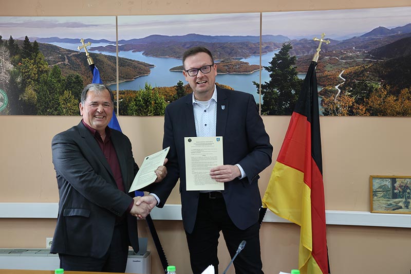 ΕΓΣ: Νέα συνεργασία μεταξύ των Δήμων Λίμνης Πλαστήρα και Coswig (Anhalt)