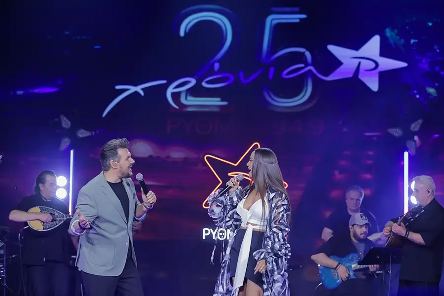 Ελληνίδου-Κιάμος - Η συνάντηση «φωτιά» στη σκηνή του «Πέφτει η νύχτα με…ΡΥΘΜΟ»!