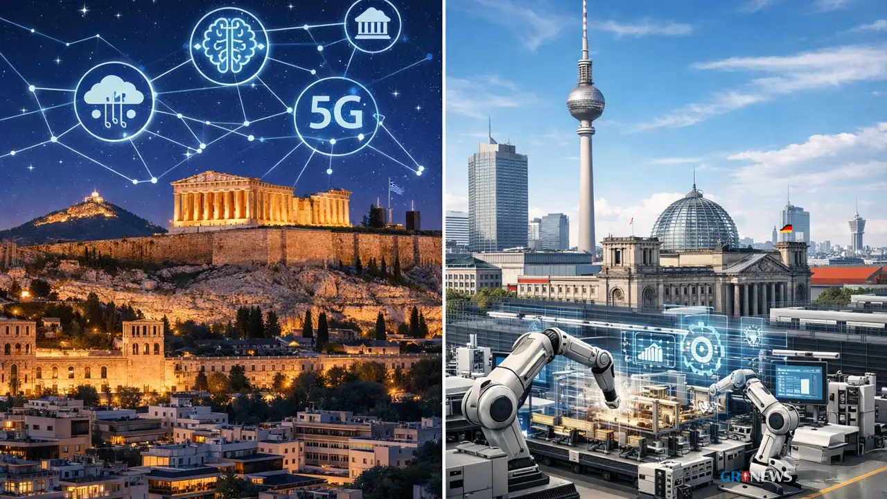 Ελλάδα vs Γερμανία - Ποια προηγείται ψηφιακά το 2026;