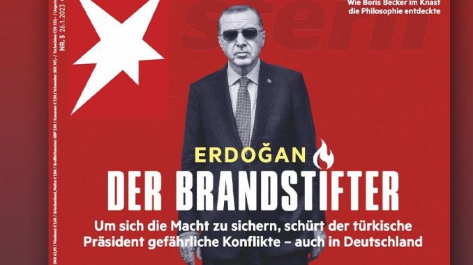 Το Stern κατά του σουλτάνου: «Ερντογάν, ο Εμπρηστής»!